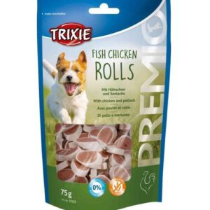 Trixie premio fish chicken rolls 75 gr