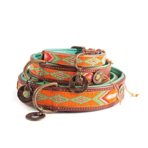 Tiger Lily Beads hondenhalsband - Dog With a Mission